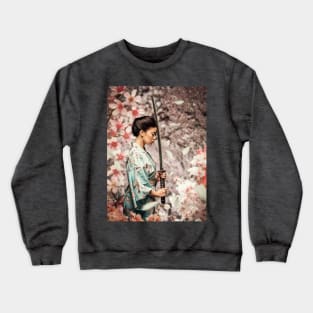 Samurai Sakura Crewneck Sweatshirt